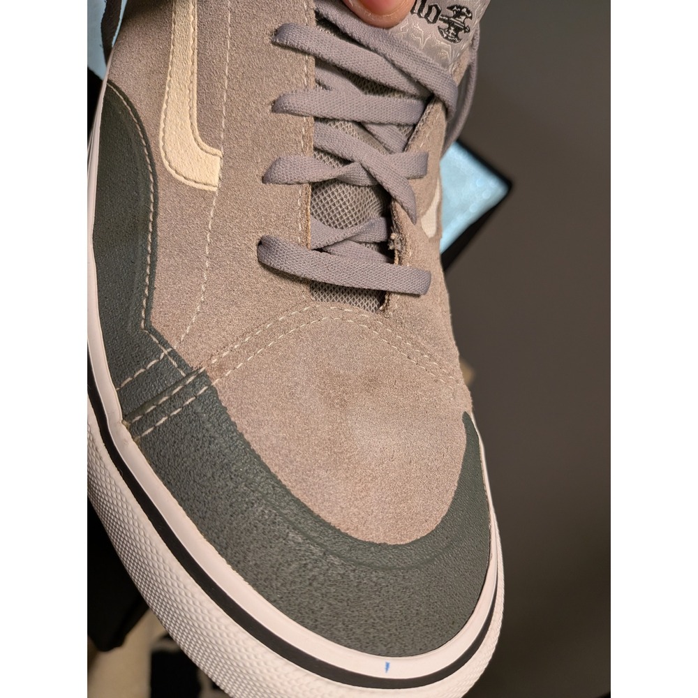 Vans TNT Advanced Prototype Tony Trujillo Gray Suede Skate Shoes Mens 10.5 - Picture 3 of 7